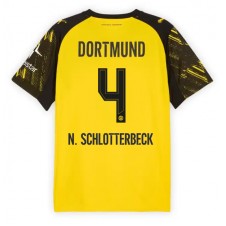 Borussia Dortmund Nico Schlotterbeck #4 Hjemmedrakt 2025-26 Kortermet